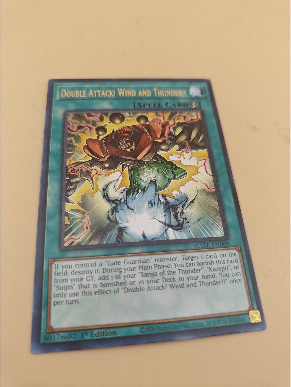 Yu-Gi-Oh! Double Attack! Wind and Thunder!! MAZE-EN008 Rare 1st Edition NM